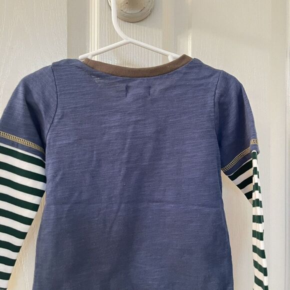 Mud Pie Game On Football Applique Tee Long Sleeve Boys Size S 12-18 Months NWT - Picture 8 of 9